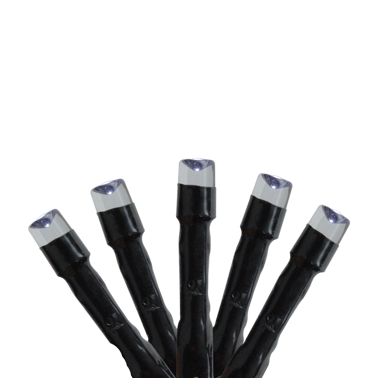 Kaemingk LED 8-Function Christmas Lights - Cool White - 117 ft Black Wire - 480ct